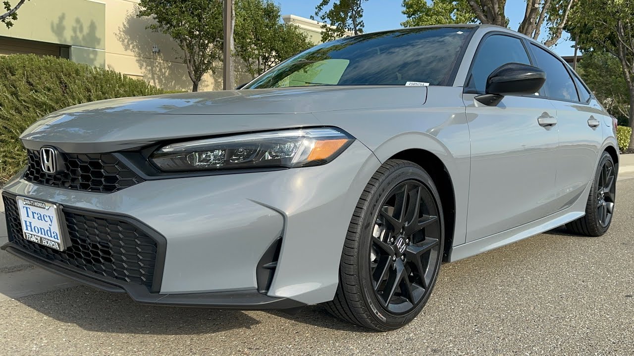 Полный обзор Honda Civic Sport Urban Gray Pearl 2025 года. БОНУС: ДРАЙВ