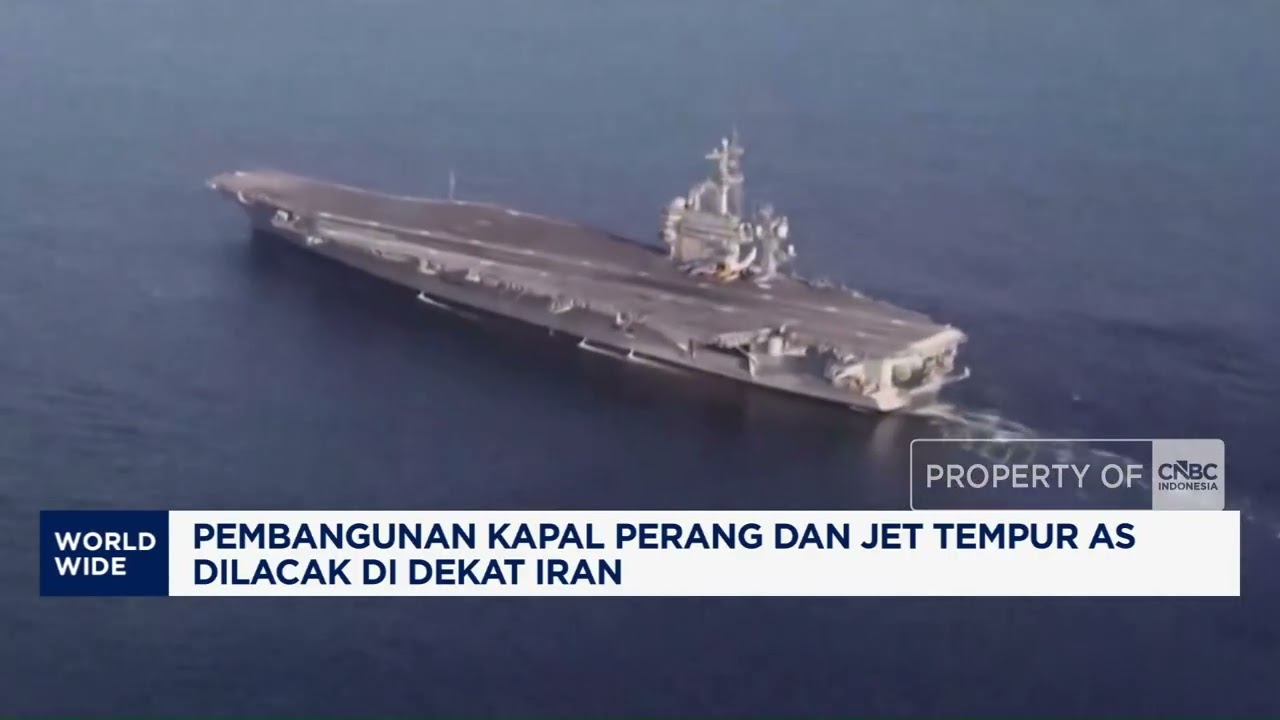 Kapal Perang dan Jet Tempur AS Terlacak Berada di Dekat Iran