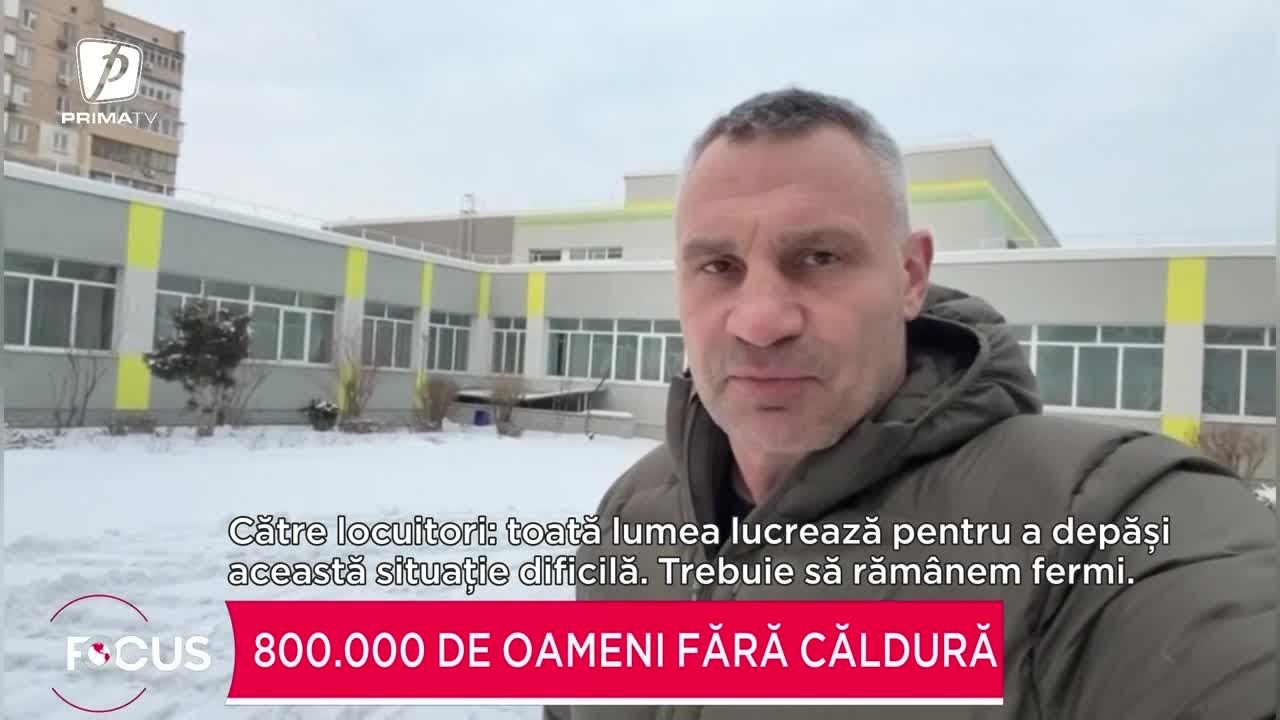 Ucrainenii suferă în frig. 600 de oameni ar fi părăsit Kievul