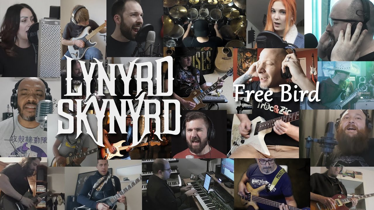 Lynyrd Skynyrd - Free Bird full cover collaboration with 22 musicians!