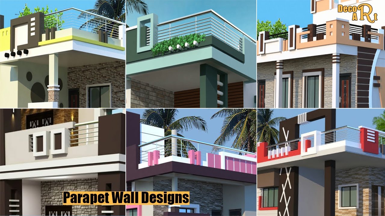 Top 100 Parapet Wall Designs | Balcony Grill Design for House | House Front Elevation Design