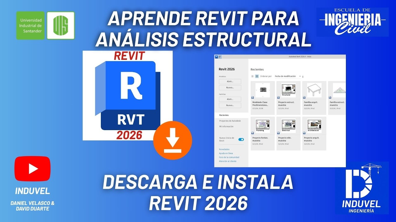Descarga e Instalación de Revit versión 2026