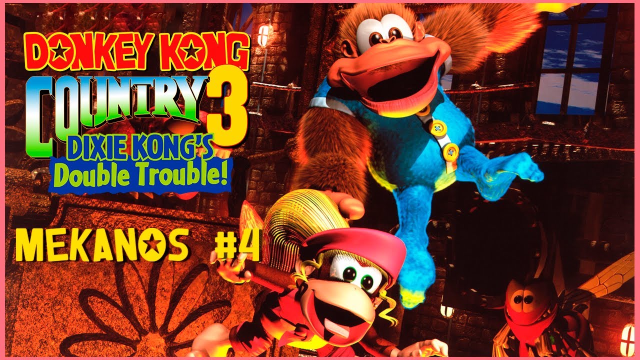 [Donkey Kong Country 3] World 4 - Mekanos - Gameplay #4 (105%)