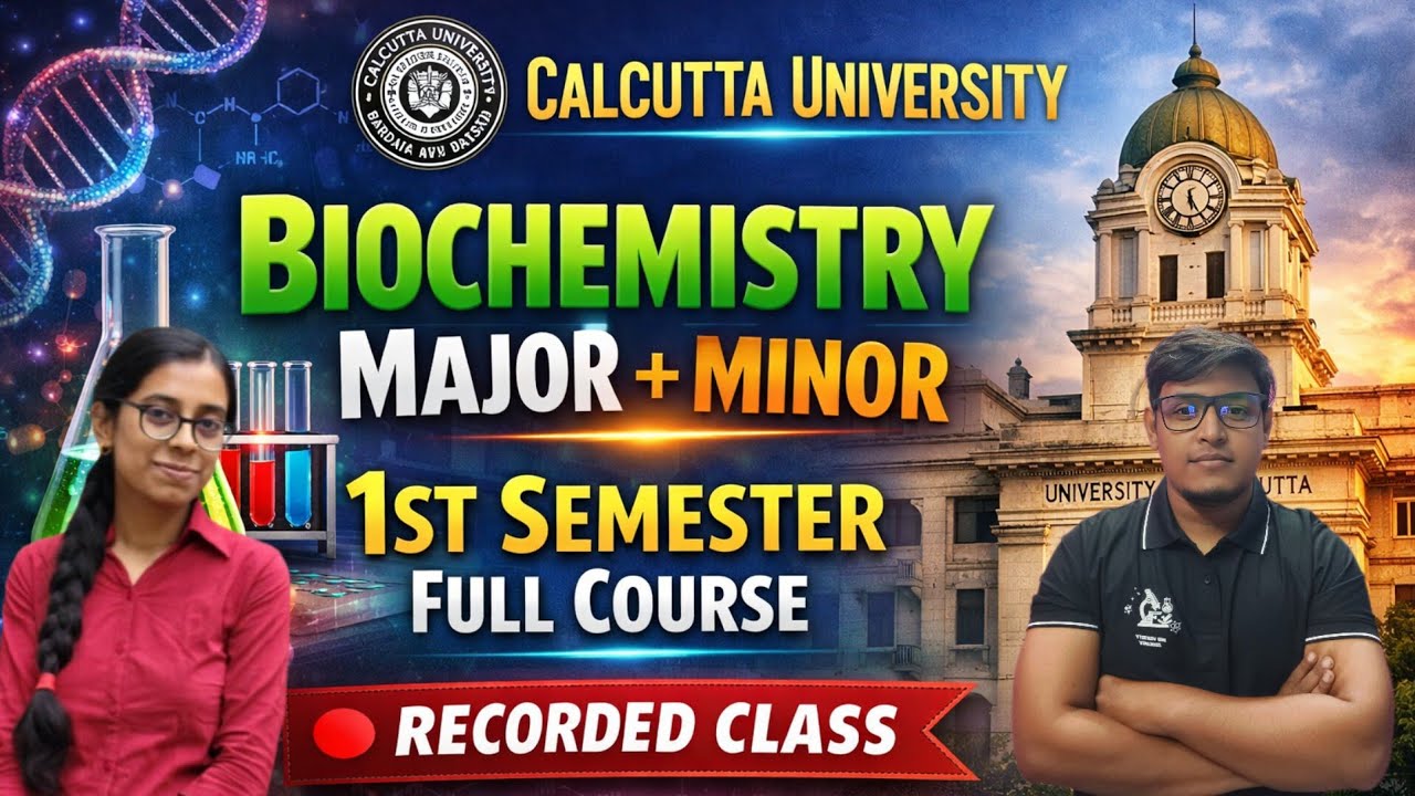 Biochemistry 1st Semester Online Record Batch |Calcutta University #calcuttauniversity #biochemistry