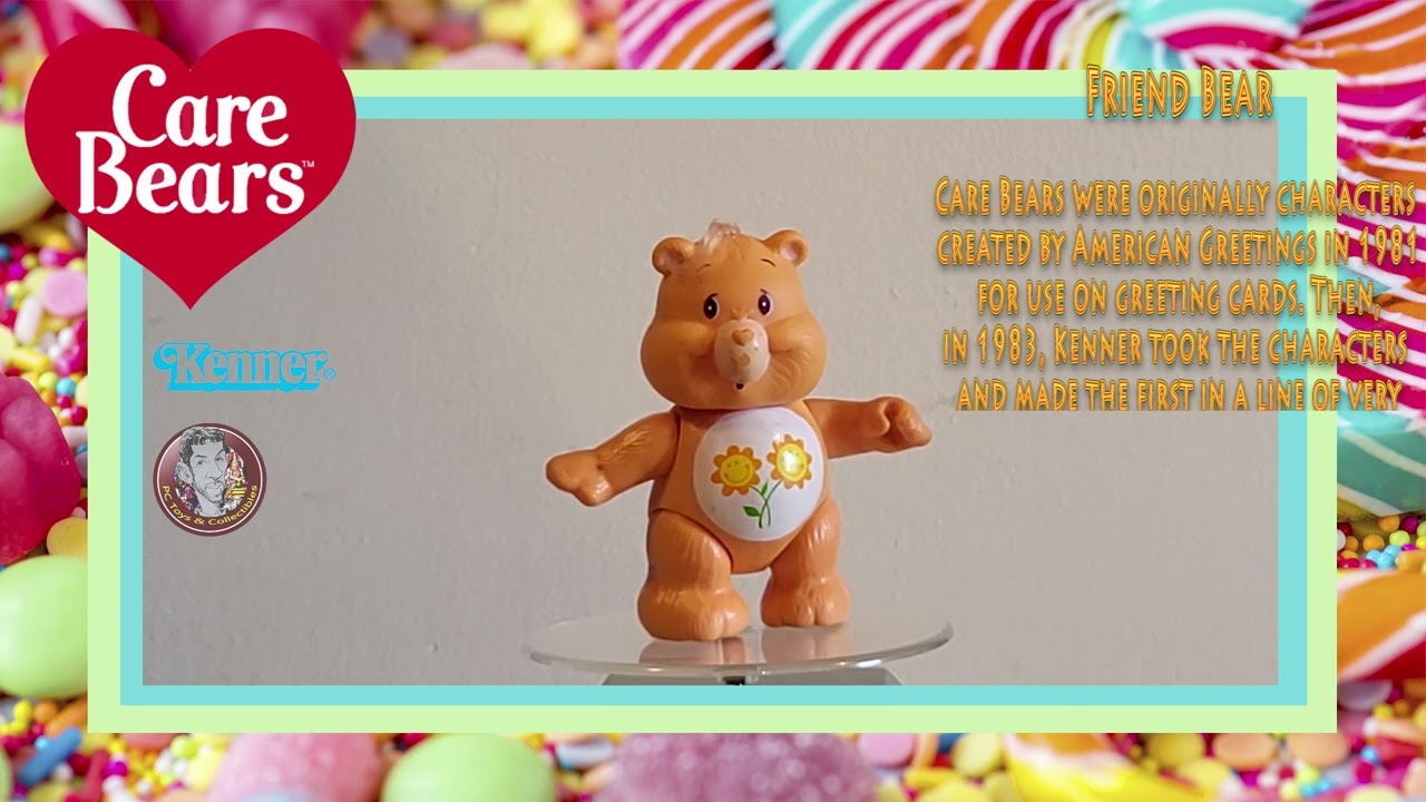 Friend Bear - Care Bears 360 view - Kenner