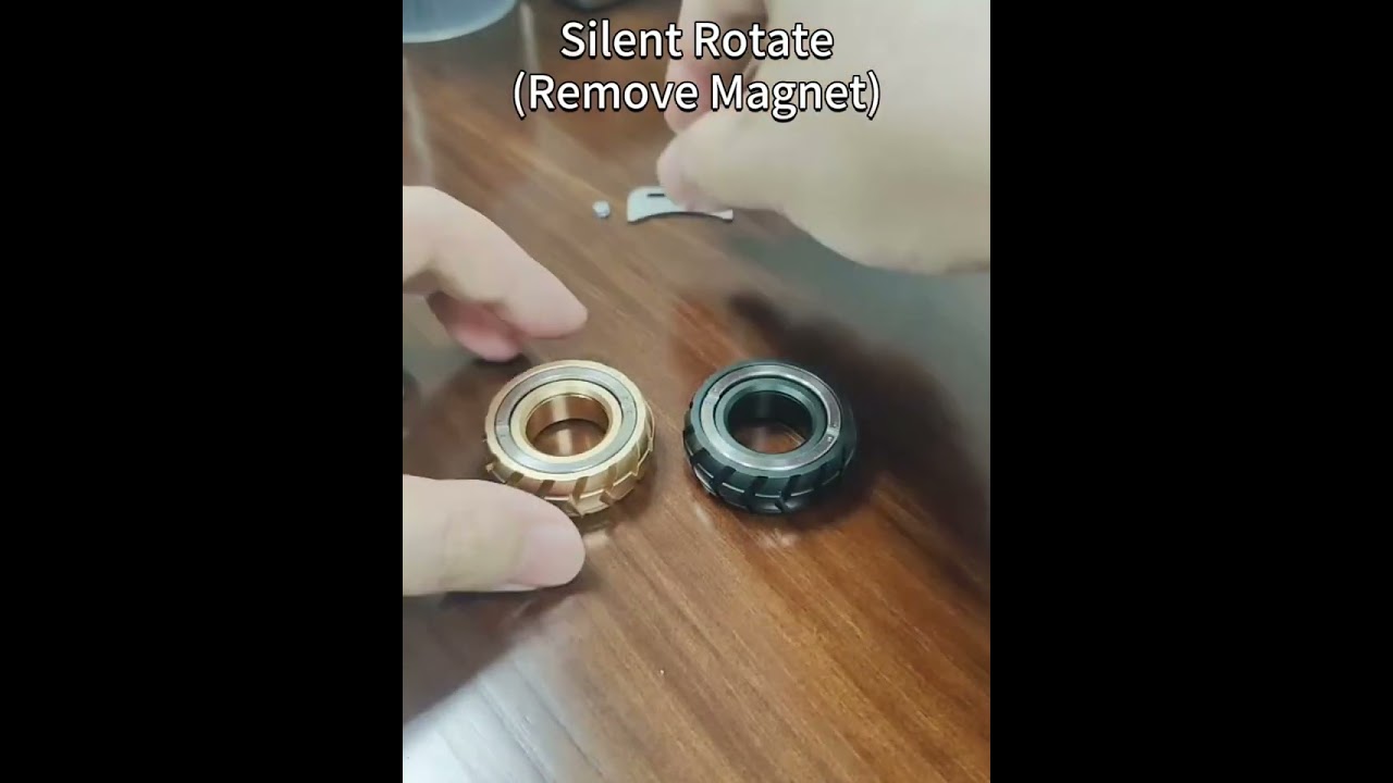 Metal Ring Fidget Spinner, Adjustable Fidget Slider, Office desktop sport toys