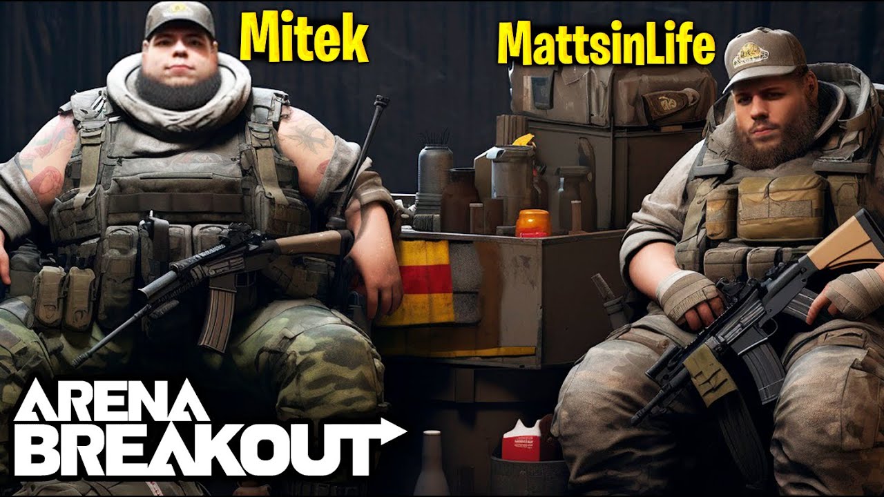 NOS PUSIMOS GORDITOS con MITEK en ARENA BREAKOUT! ARMERIA FULL T6