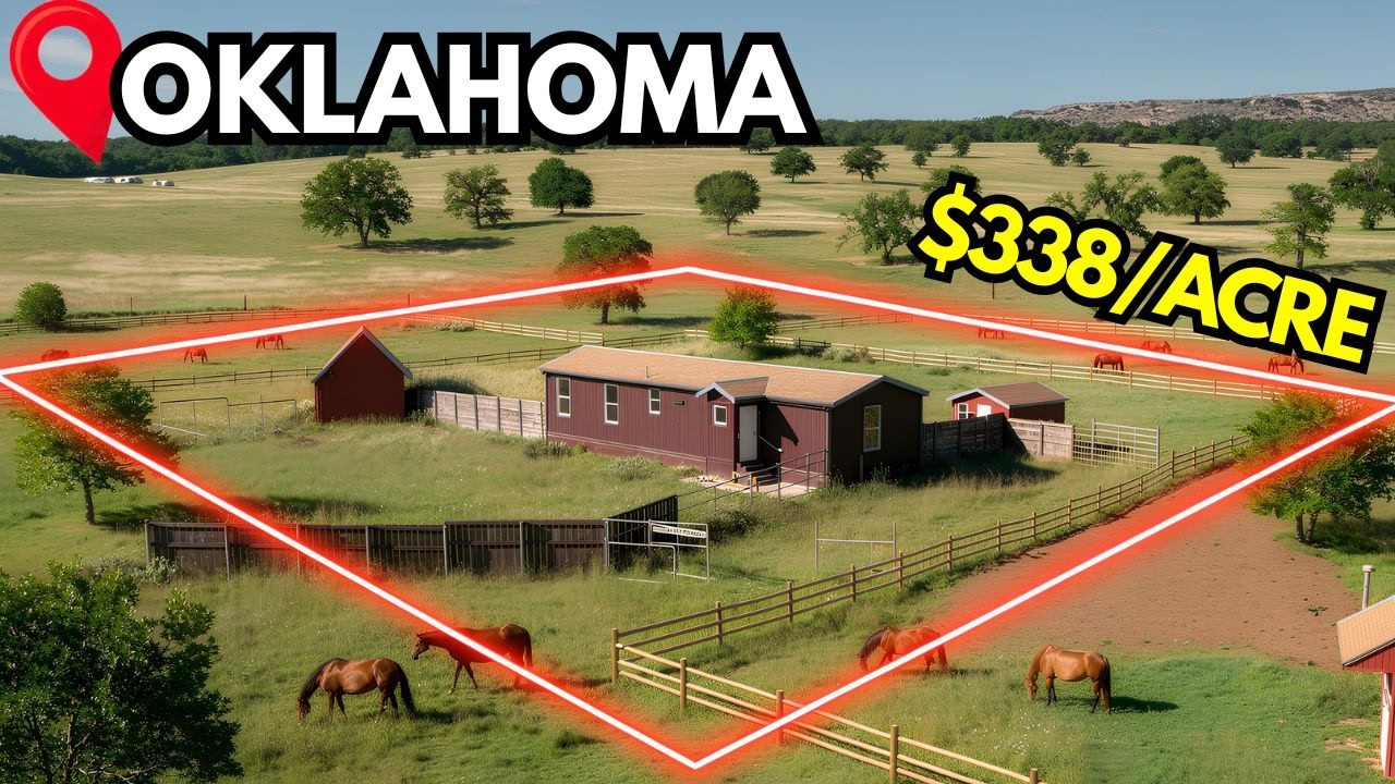 15 Dirt-Cheap OKLAHOMA Ranches (with Acerage)!