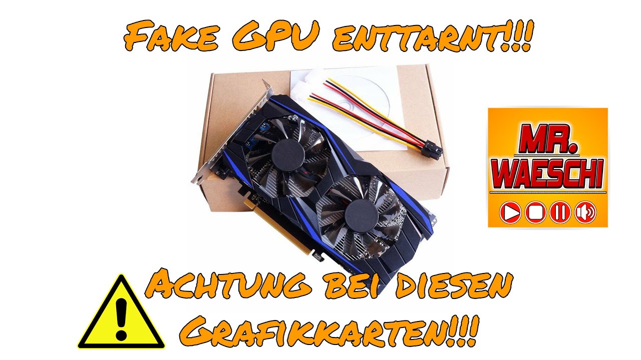 Fake Grafikkarten enttarnt - lasst davon besser die Finger (nVidia GTX 1050Ti usw.)