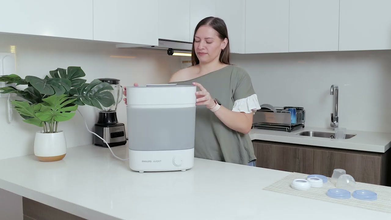 Cómo utilizar tu esterilizador eléctrico avanzado de Philips Avent.