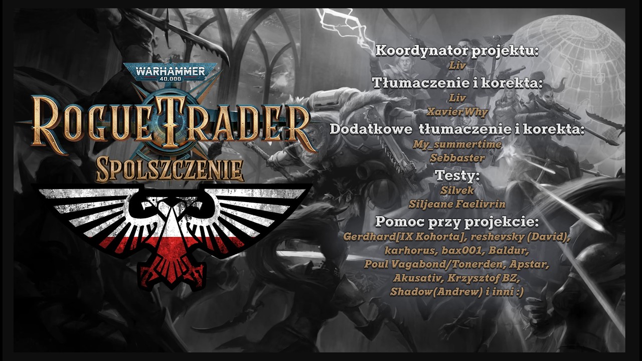 Fanowskie spolszczenie gry Warhammer 40.000: Rogue Trader - Daniel poleca!