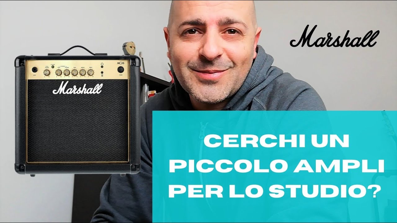 Marshall MG15G MG Gold 15 WATT Quick Demo w/Andrea Maccianti