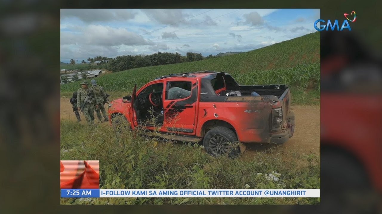 UB: 4 sugatan matapos tambangan ang convoy ng mayor ng South Upi, Maguindanao...