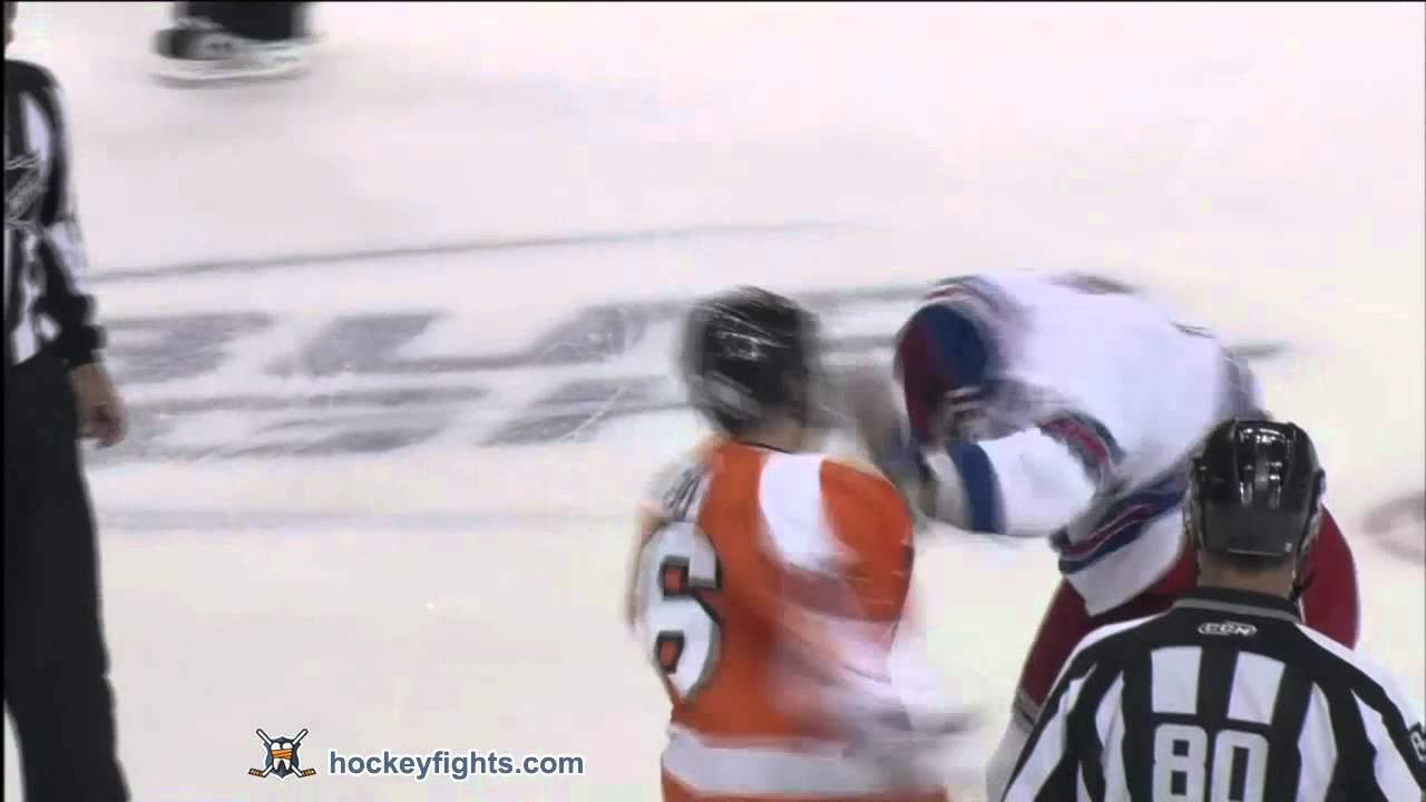 Dale Weise vs Zac Rinaldo Sep 26, 2011