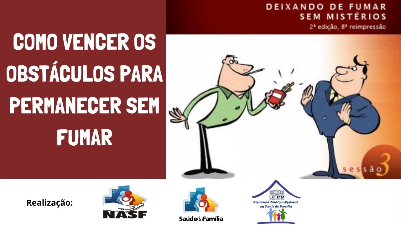 Como vencer os obstáculos para permanecer sem fumar