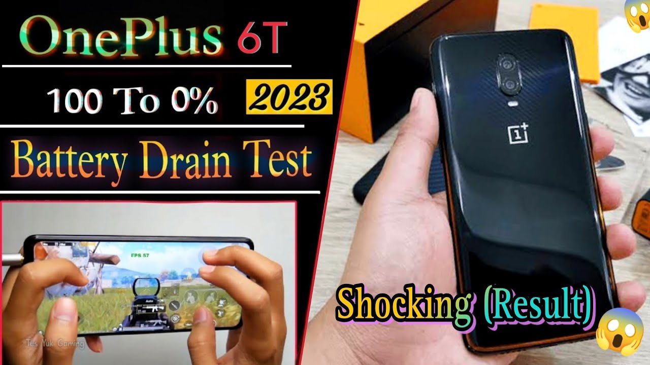 Oneplus 6T Battery Test 2023 | Shoking Rustle 😱) Oneplus 6T in 2023 : Oneplus 6T Battery Test Pubg