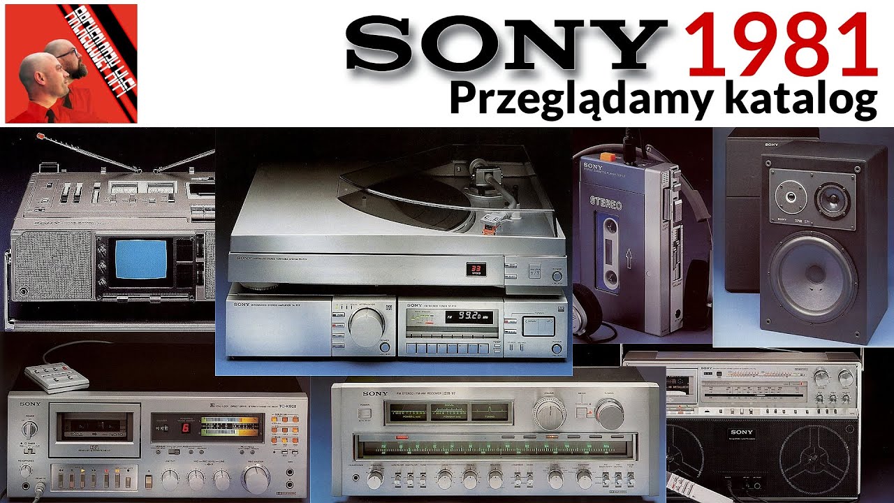 SONY -1981 - katalog @Archeolodzy Hi-Fi #34 #PRL