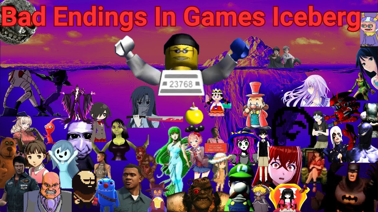 Full Bad Endings in Video Games Iceberg Ft. @LizardManKnownAsStaccy