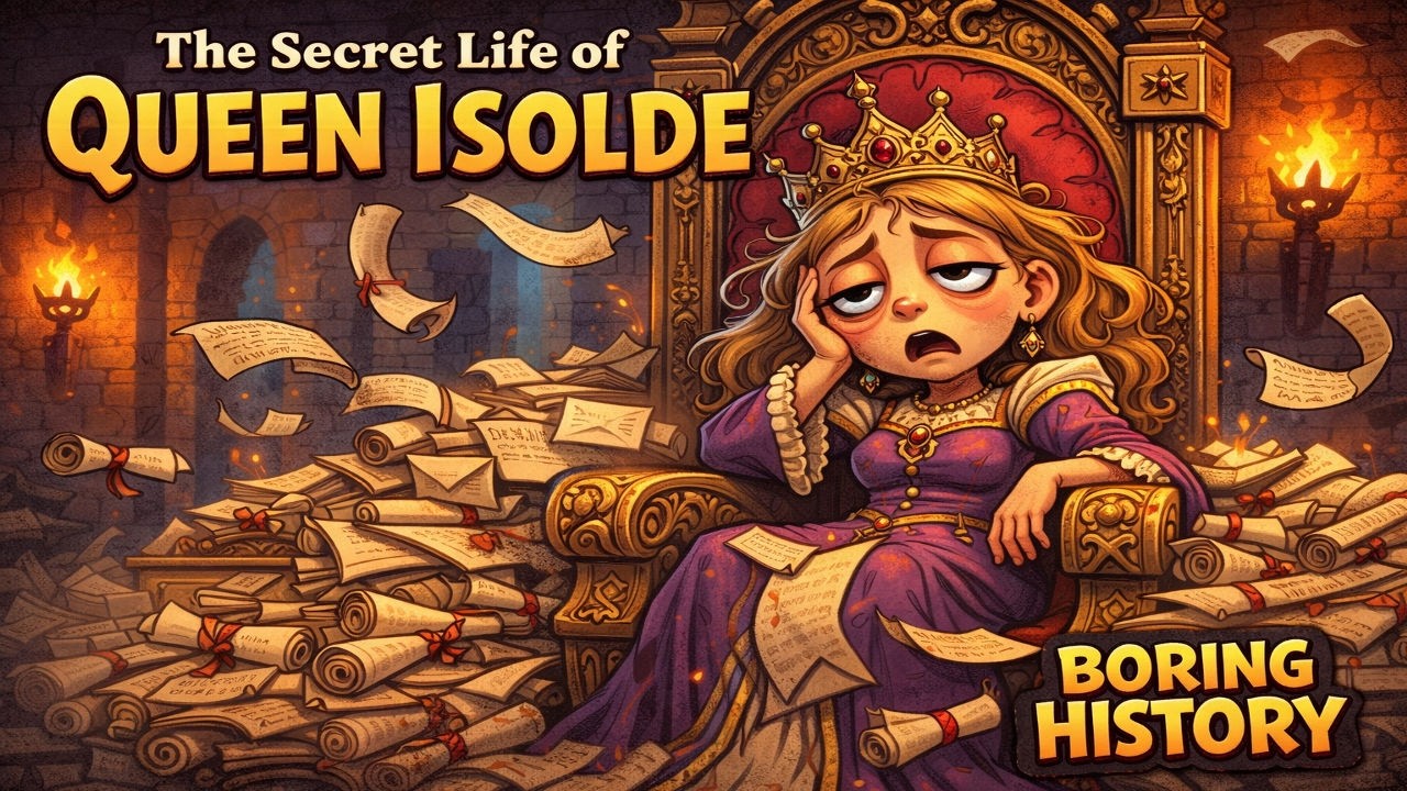 Alone in Her Castle: The Secret Life of Queen Isolde | Boring History for Sleep 🌙
