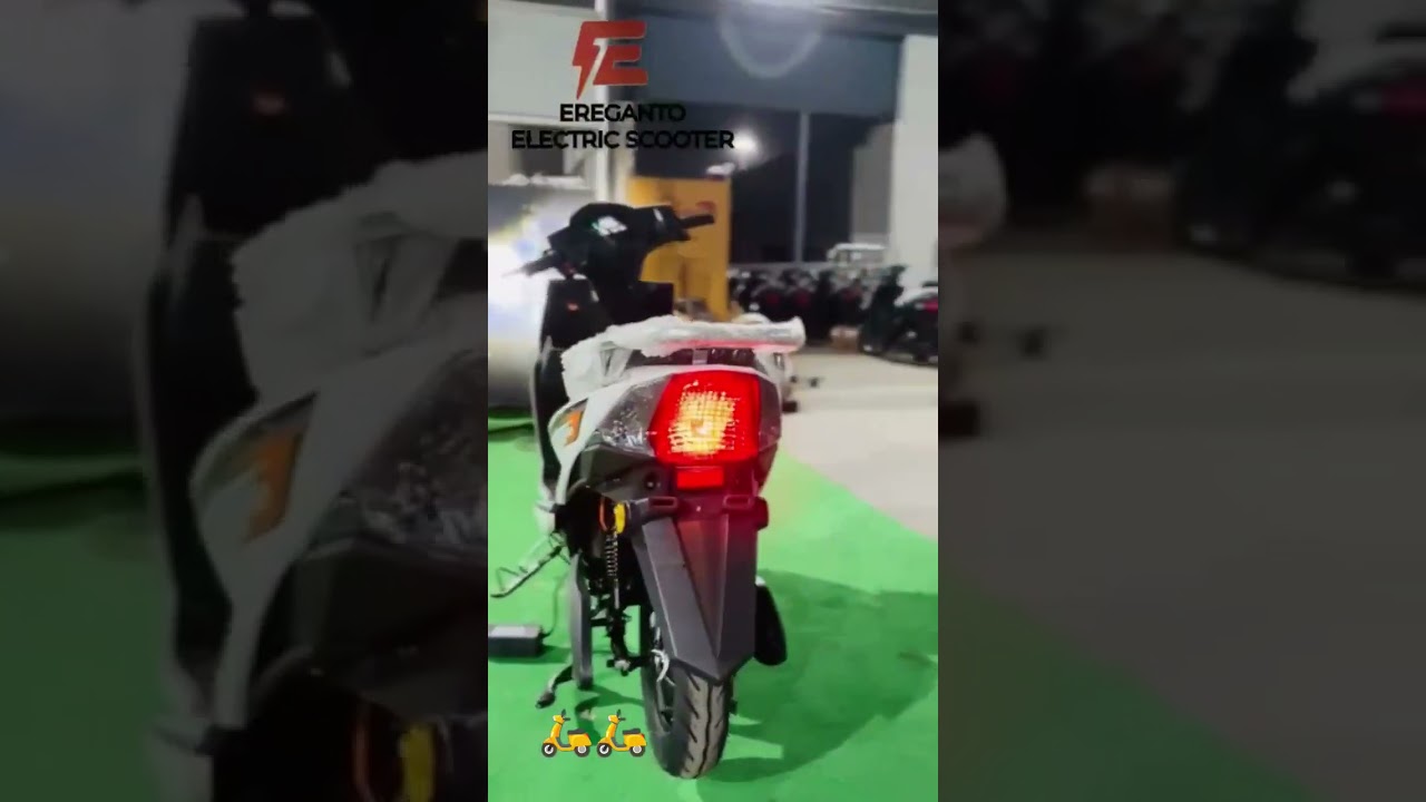 Electric scooty Ereganto mobility company Maharashtra Pune. 🛵🛵🛵#election #vehicle