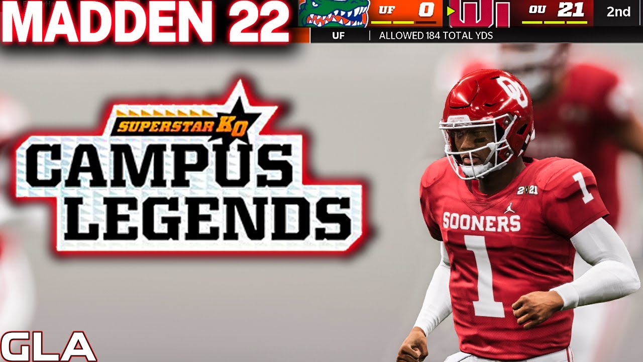 Madden 22 - College Football Gameplay Campus Legends Game Mode Oklahoma Sooners Vs. Florida Gators