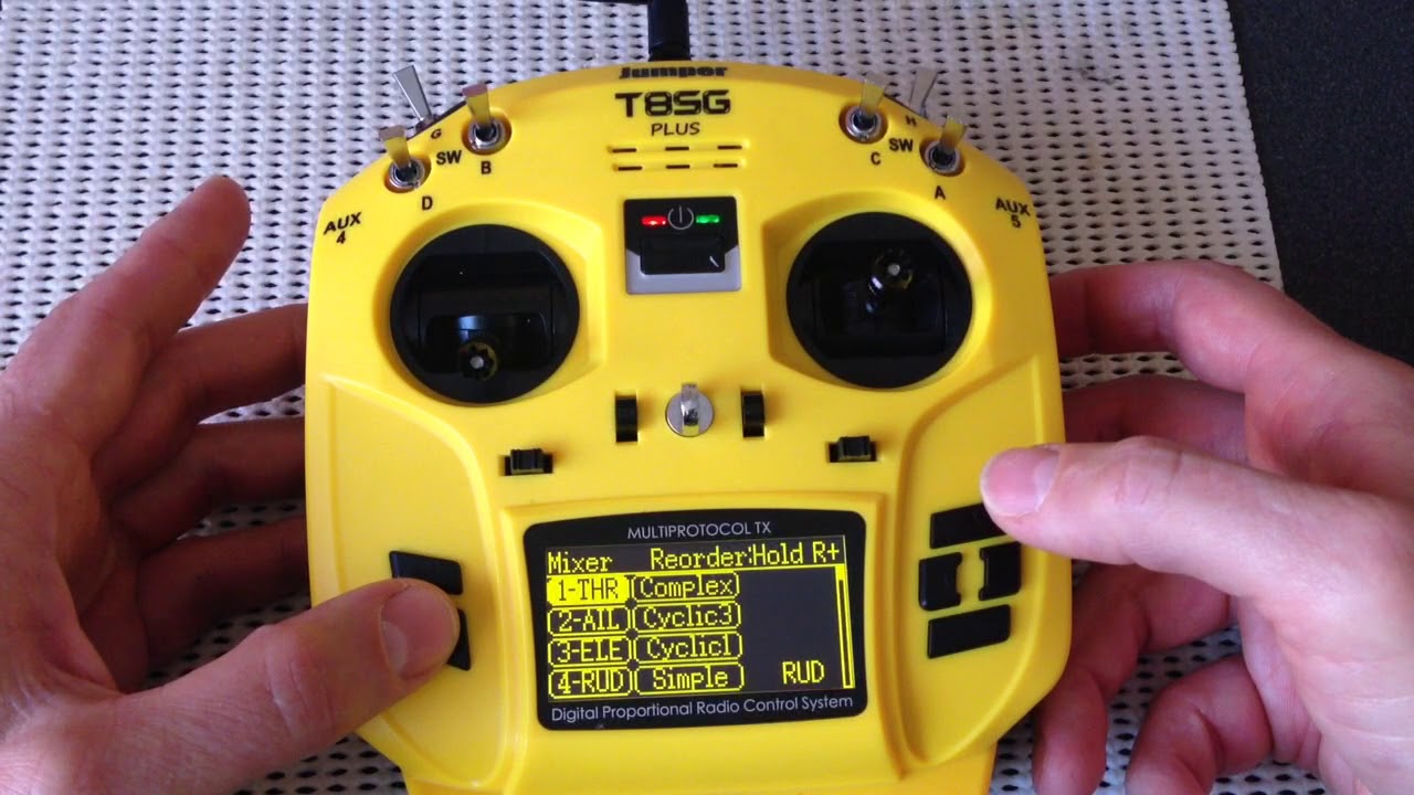 Настройка Jumper T8SG plus Throttle hold helicopter