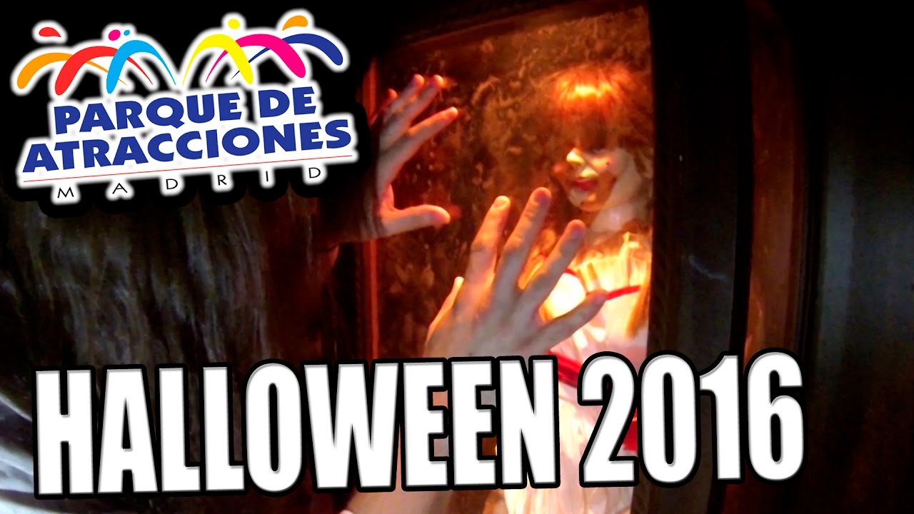 HALLOWEEN 2016 | Parque de Atracciones de Madrid | VLOG LOS PASAJES DEL TERROR | SeteTesela
