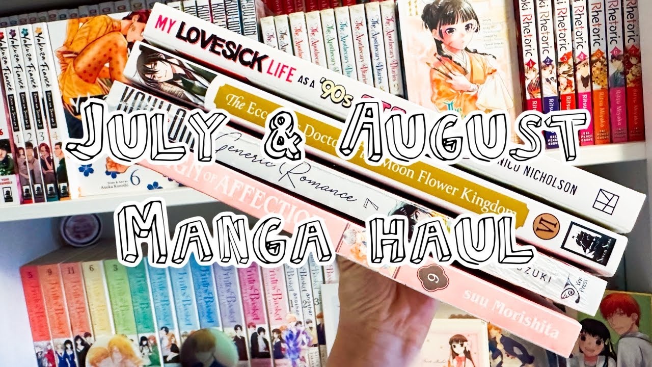 July & August Manga & Manhwa Haul 📚(20+ volumes)