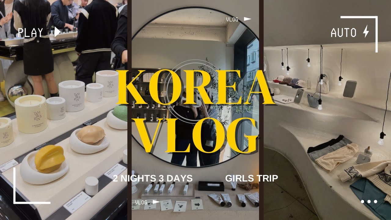 【韓国vlog】3年ぶり渡韓｜2泊3日｜ソウルで絶対に行くべきお店でショッピング🛍️