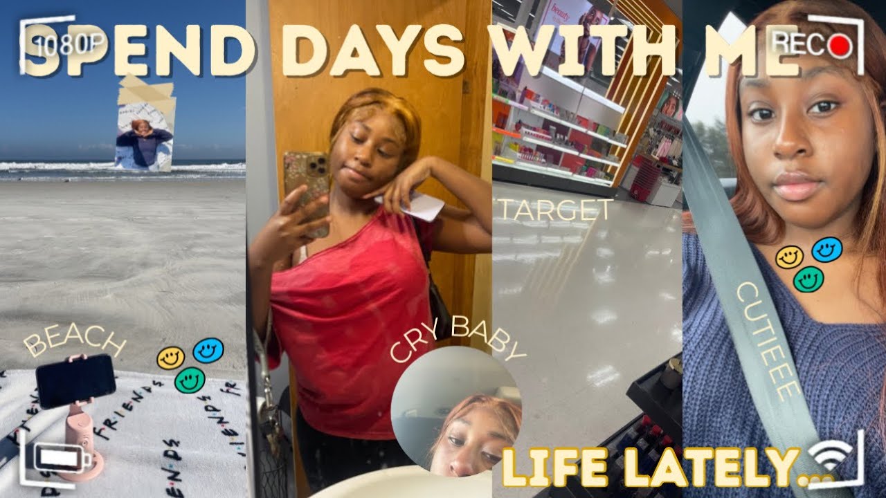 Spend Days With Me | Beach, Errands & College Stress🧚🏾‍♀️