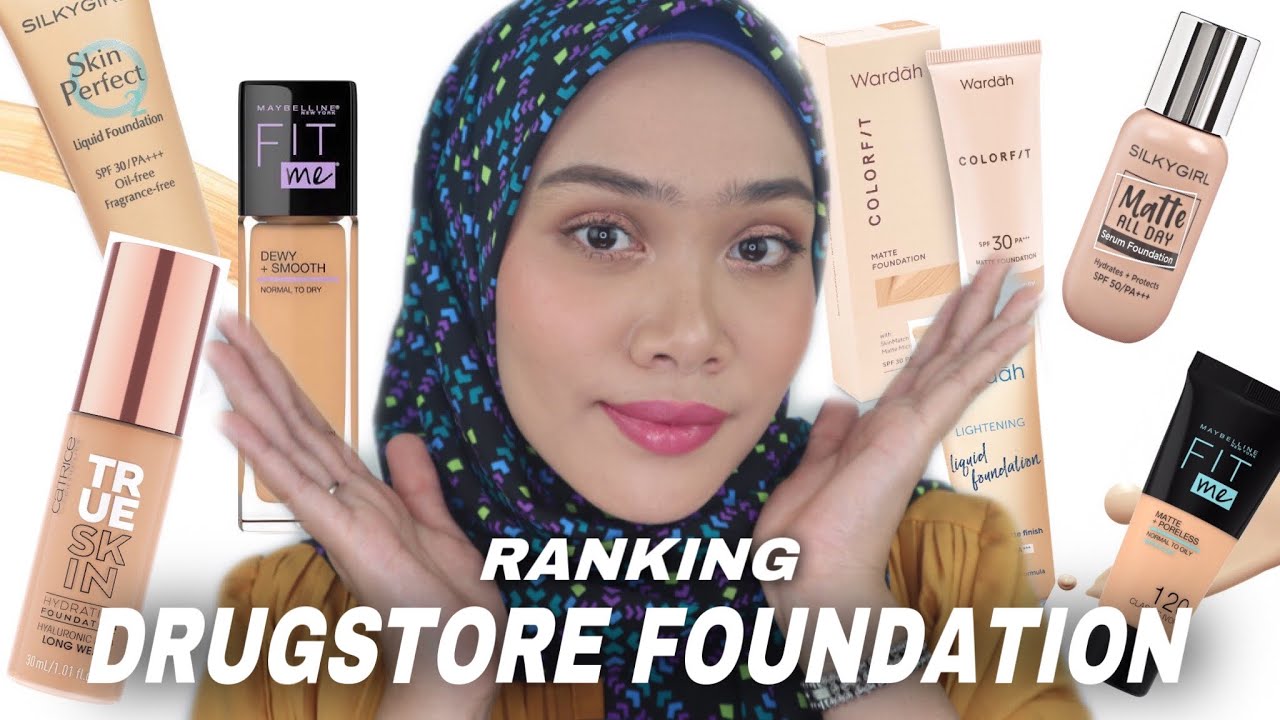 Ranking DRUGSTORE FOUNDATIONS that I have tried
