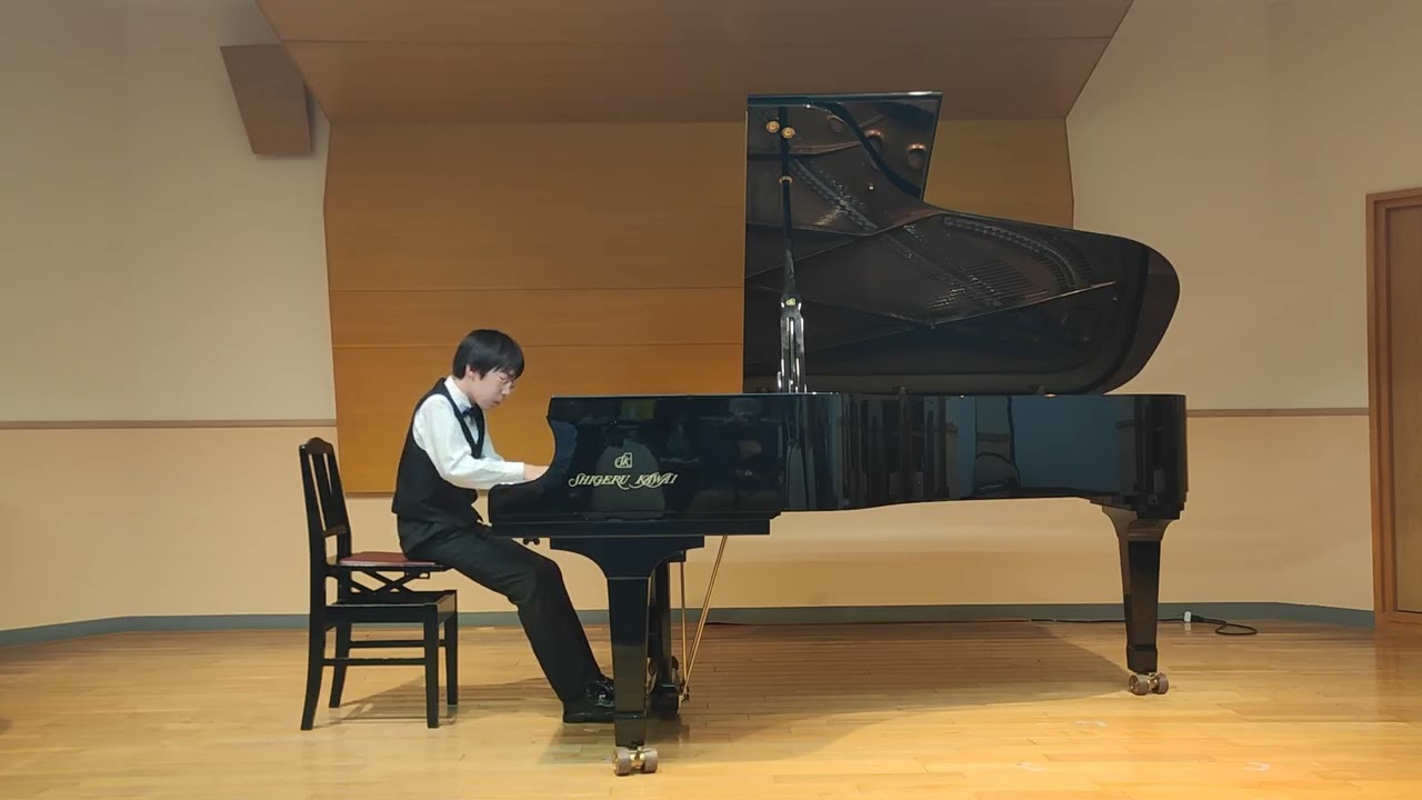 Taichiro(age12)Chopin/Etude in C major Op.10-1,Liszt/Les Jeux d'Eaux à la Villa d'Este