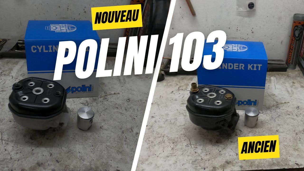 Comparatif entre le cylindre polini des années 90 et le polini 2025 PEUGEOT 103