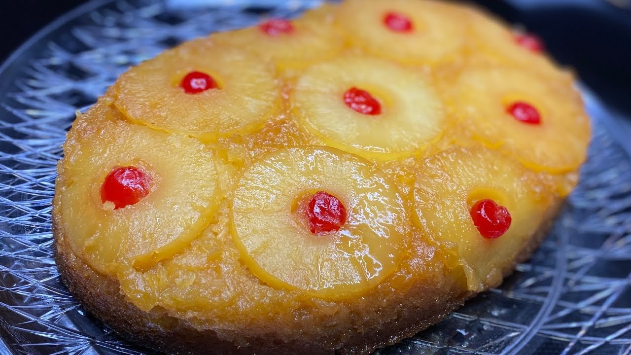 Pineapple Upside Down Supreme Cake | Easy Moist & Buttery Dessert