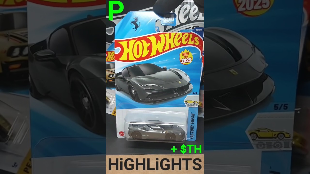Hot Wheels 2025 P case Highlights Ferrari SF90 Stradale BMW STH #hotwhhels #diecast #car #collection