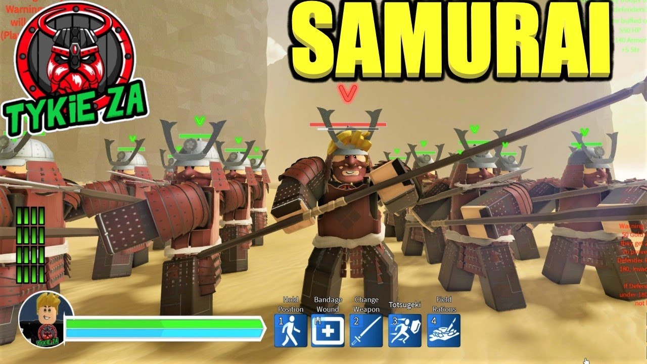 Обзор Roblox Warlords SAMURAI