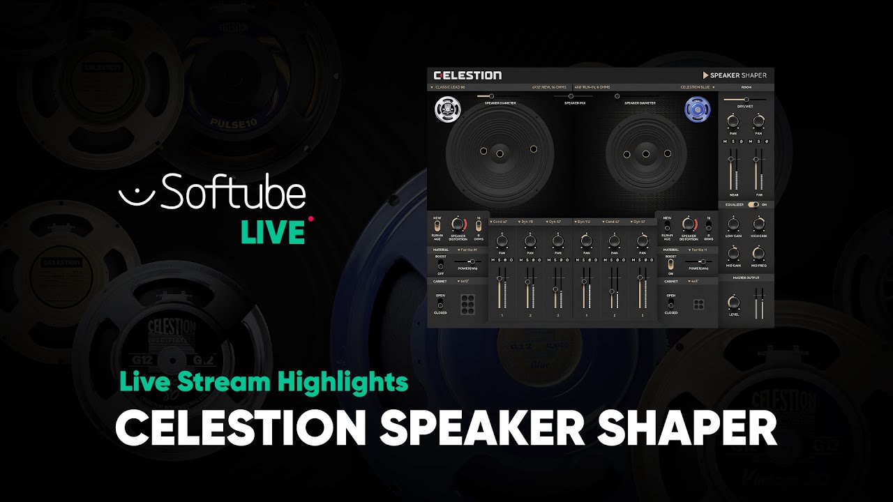 Live Highlight: Celestion Speaker Shaper – Softube