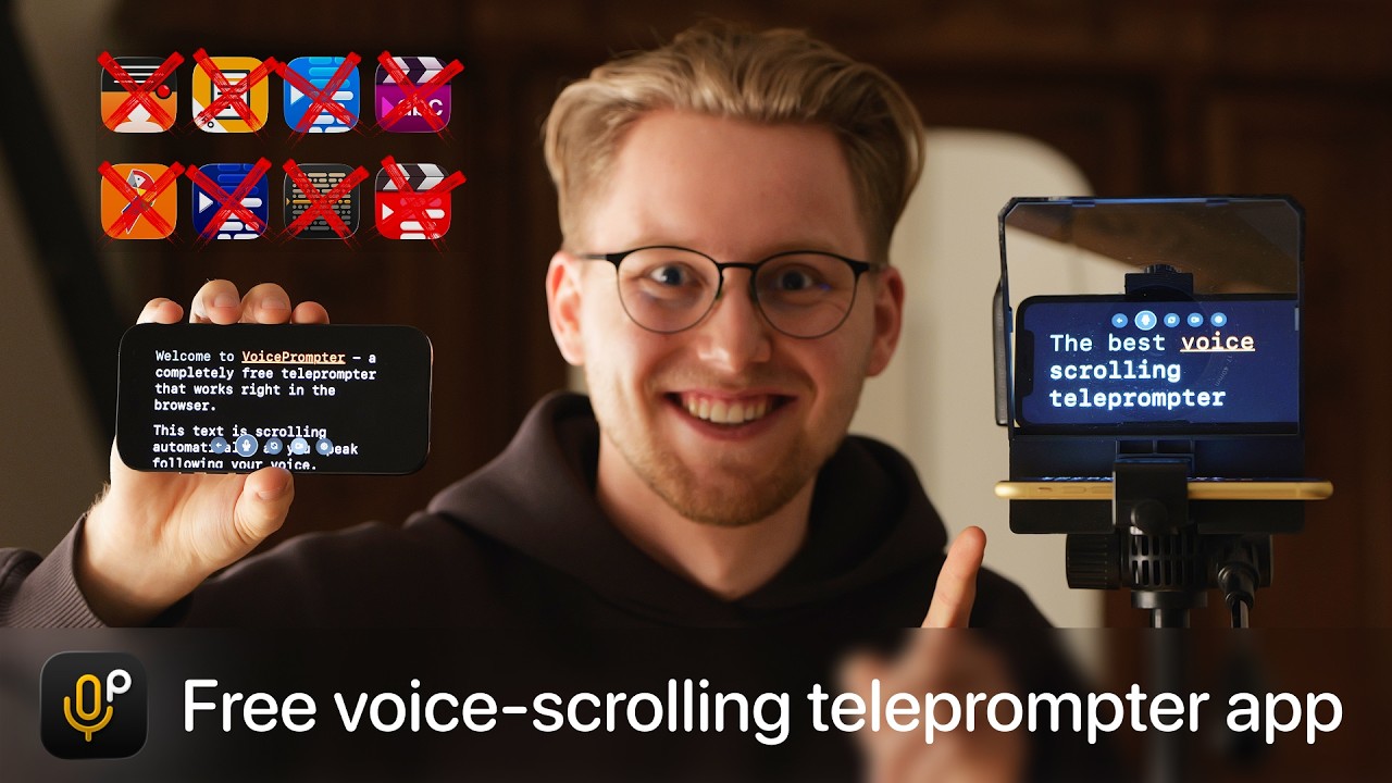 Best 100% free teleprompter app with voice scrolling in 2026 just got better