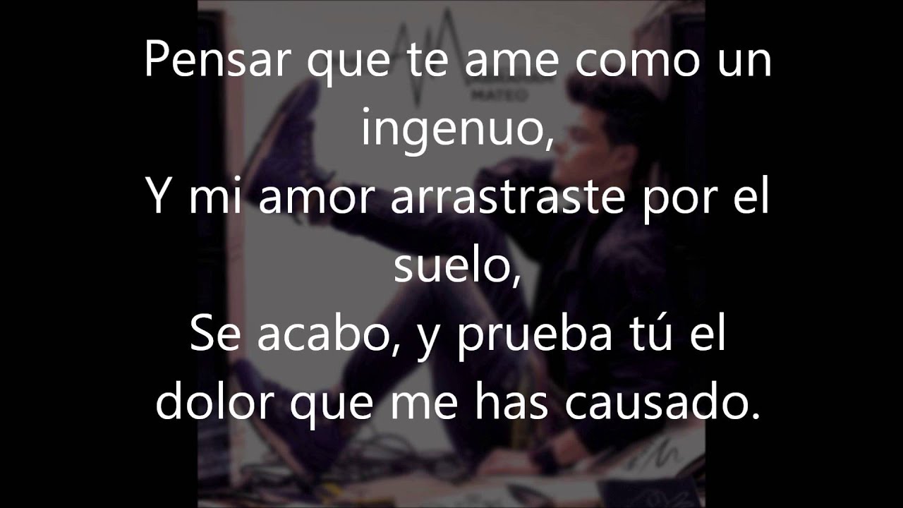 Abraham Mateo - Todo Termino LETRA