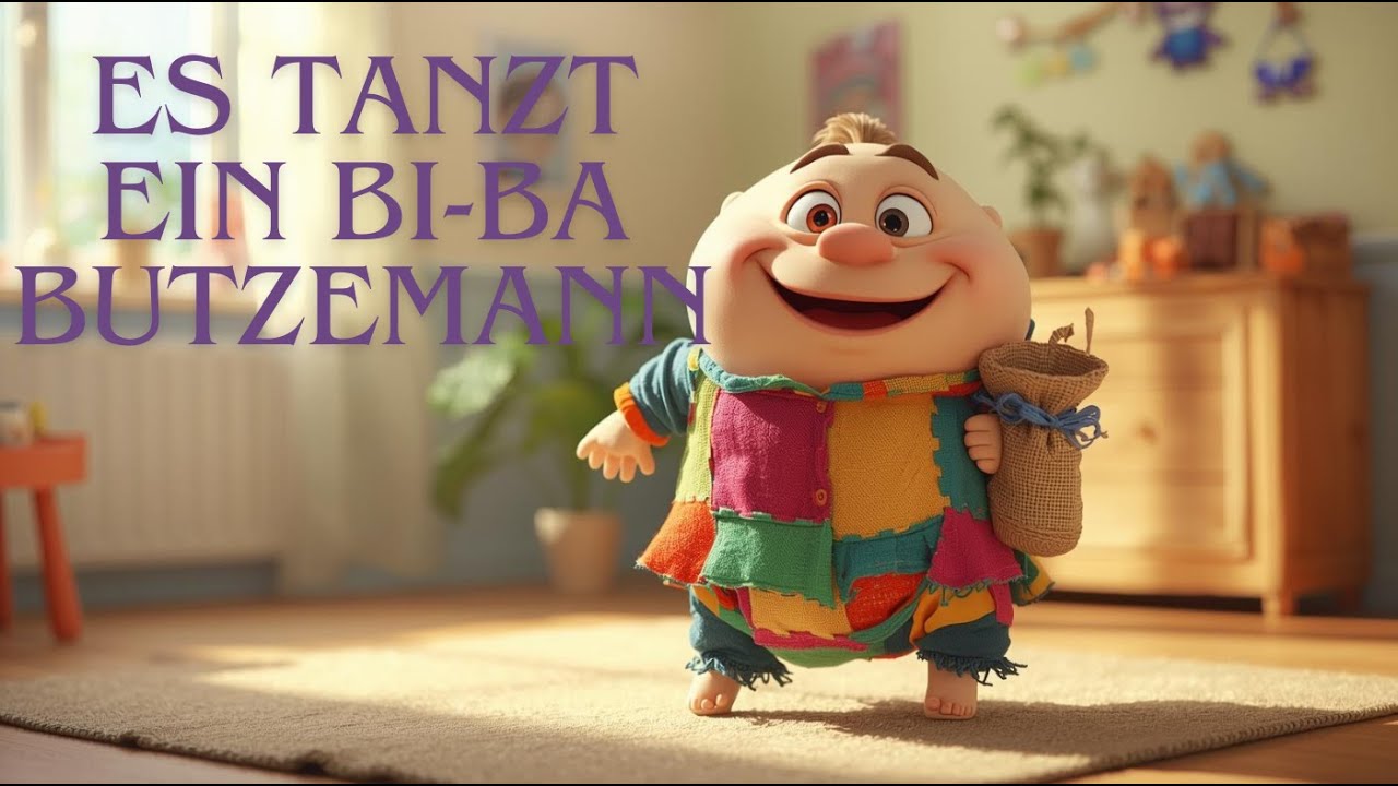 🎶 ES TANZT EIN BI-BA-BUTZEMANN - In unserm Haus herum, dideldum - Kinderlied