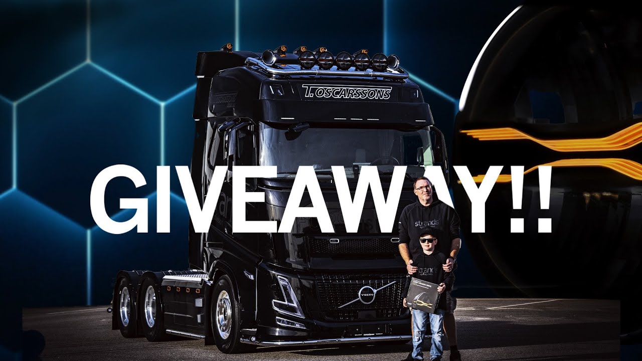 WIN THREE DRAGON DRIVE DRIVING LIGHTS!!! - BEST OF VOLVO FH AERO FOR9T - STRANDS LIGHTING DIVISION