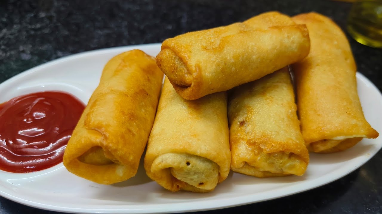 Ramdan Special Spring Roll With Homemade Sheet | घर पर बनाएं स्प्रिंग रोल और उसकी सीट