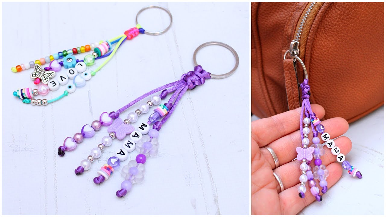 💜LLAVERO de hilo FACIL para regalar o vender💜TUTORIAL