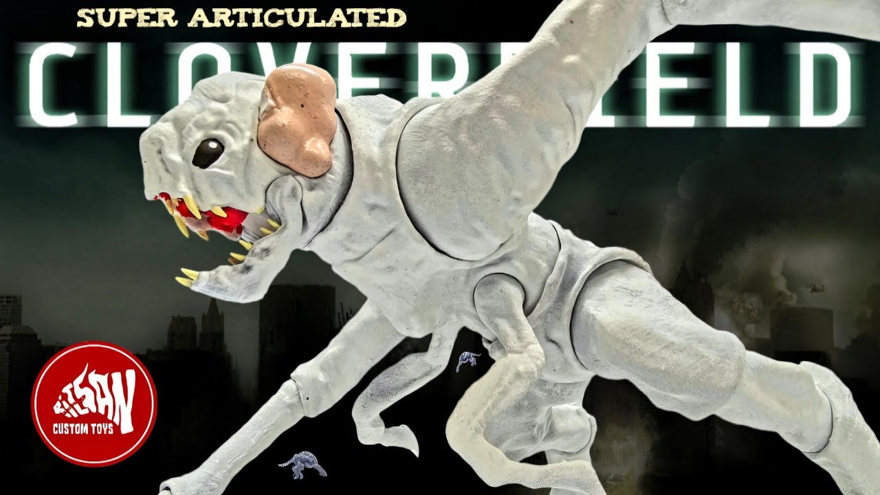 Ricsan Custom Toys Super Articulated Cloverfield Monster Review!!!