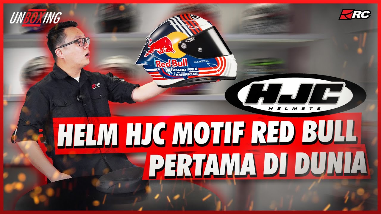 HJC RPHA 1N RED BULL AUSTIN GP HELM LIMITED EDITION MOTIF RED BULL PERTAMA DI DUNIA🔥 - RC Unboxing -