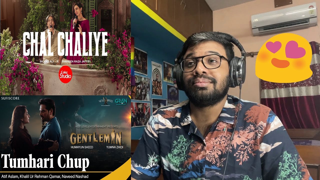Chal Chaliye & Tumhari Chup Reaction|Gentleman| Coke Studio Pakistan Season 15|Sajjad A,Farheen,Atif