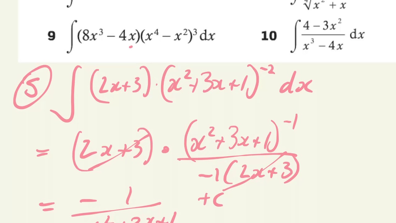 Integration by Inspection