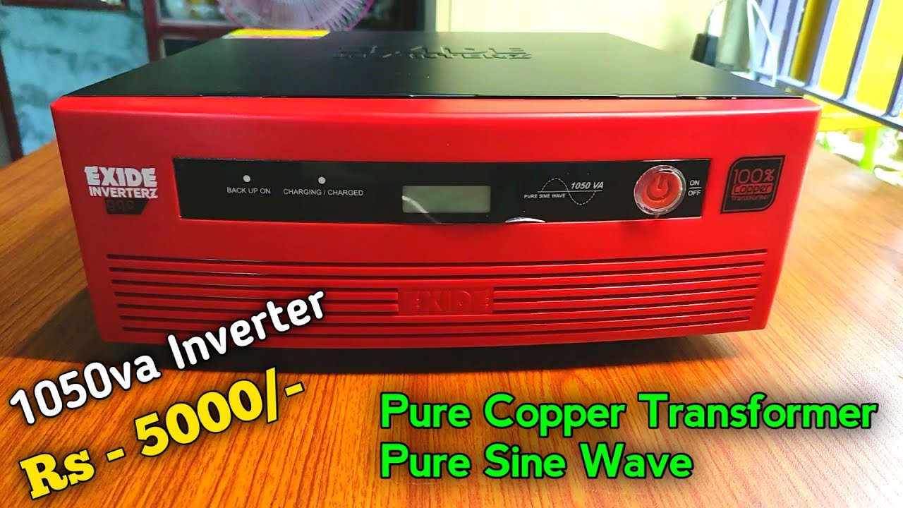 Exide 1050va Inverter Unboxing and Review | Exide Inverter 100% Copper Transformer | TechStar Dip