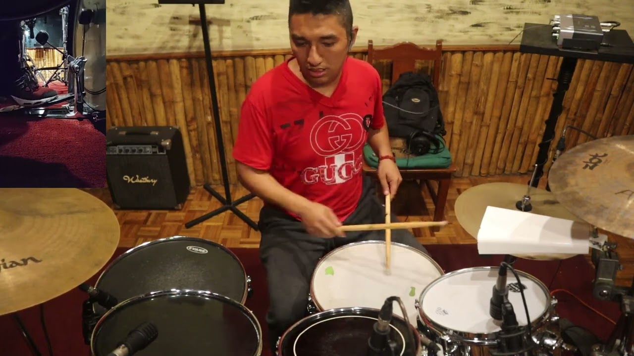 el azul, batería cover Avonce Drums