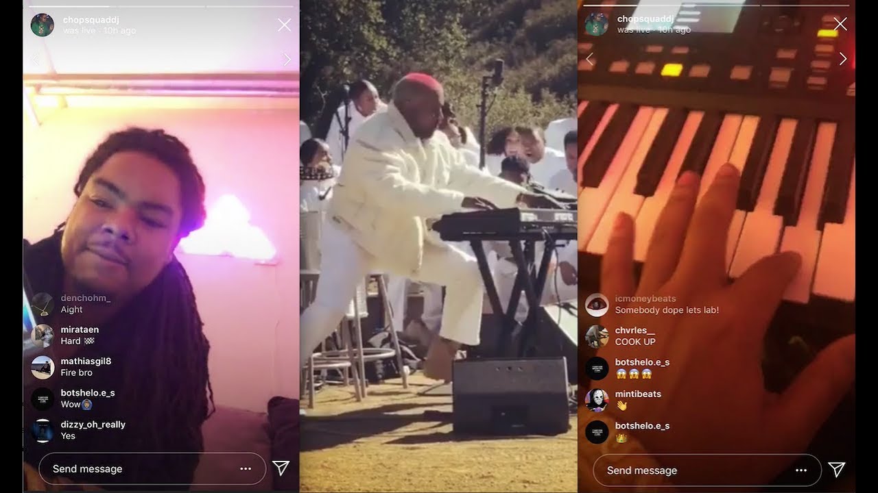 Chopsquad DJ Samples Kanye's Sunday Service Instagram Video 🎶